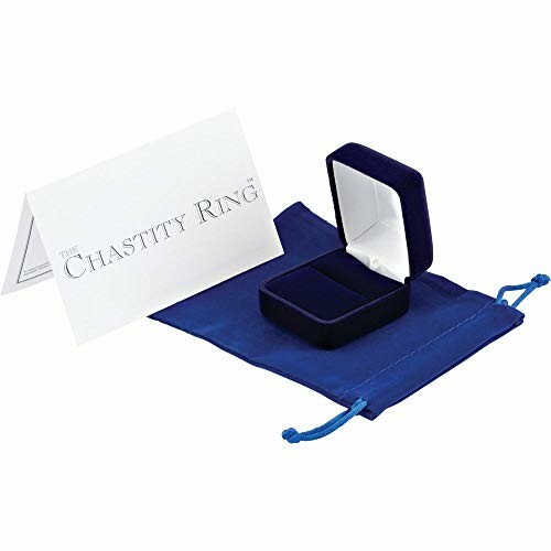 Chastity ring box set with card and pouch