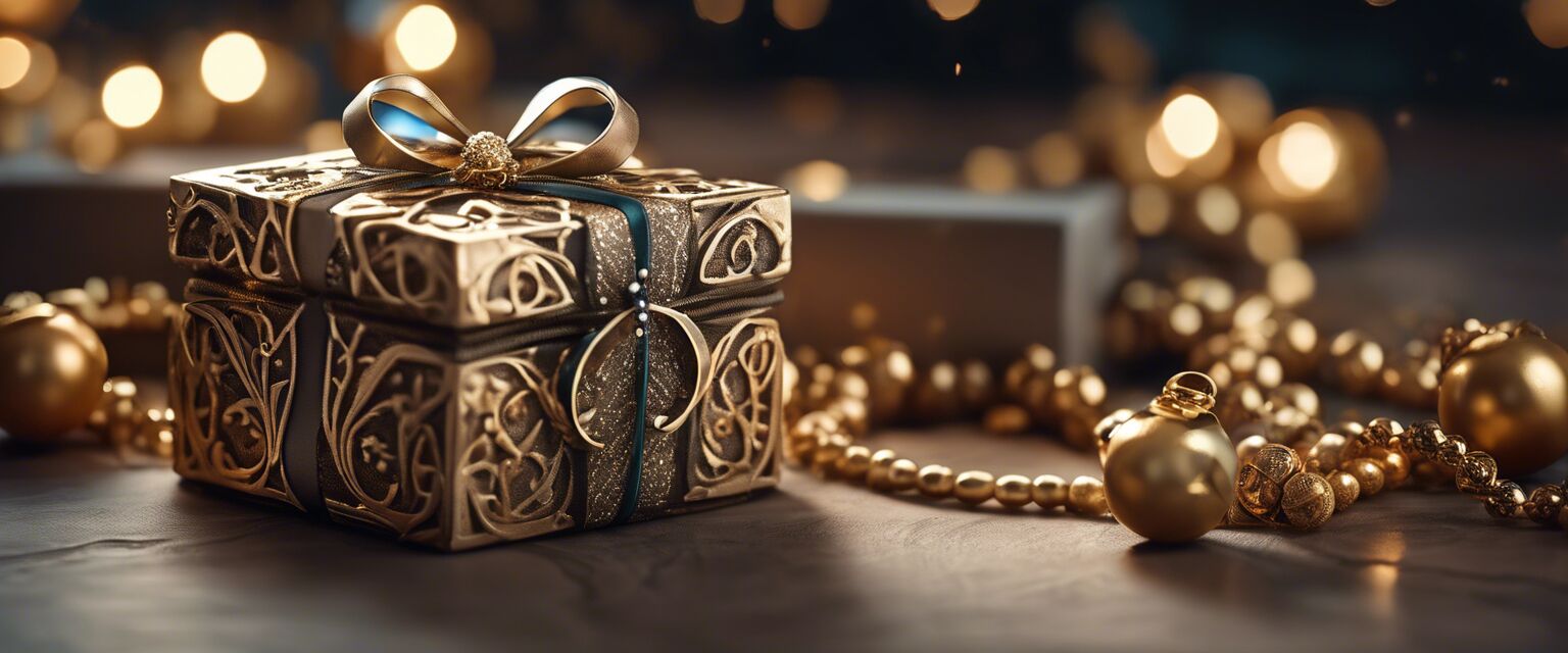 Gift box with Christian jewelry