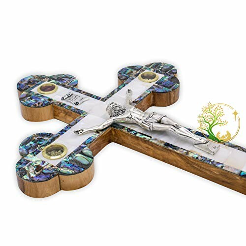 Decorative crucifix with ornate design.