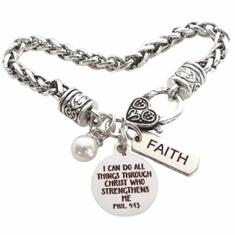 Religious Bible Verse Bracelet