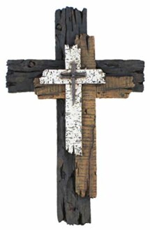 Top Brass Decorative Wall Cross